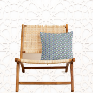 Pillow -f-blanc Housse de coussin Zellige